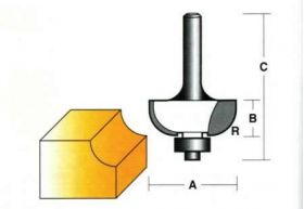 Carbitool T712B1/2 Router Bit