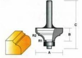Carbitool TCR16B1/2 Router Bit