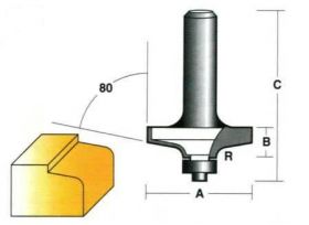 Carbitool TRR16B1/2 Router Bit