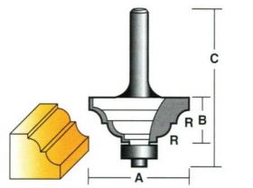 Carbitool TC8B1/2 Router Bit