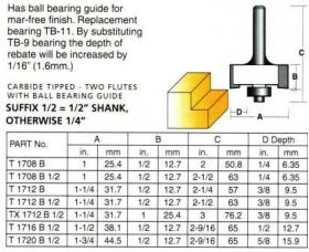 Carbitool T1708B Router Bit