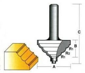 Carbitool TTC706B 1/2 Router Bits