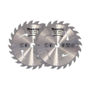 Makita Standard TCT Wood Cutting Blades Twin Pack 235mm x 25mm x 24T D-34316