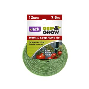 Jack Previously Whites Grip and Grow Hook & Loop Plant Tie 12mm x 7.6m
