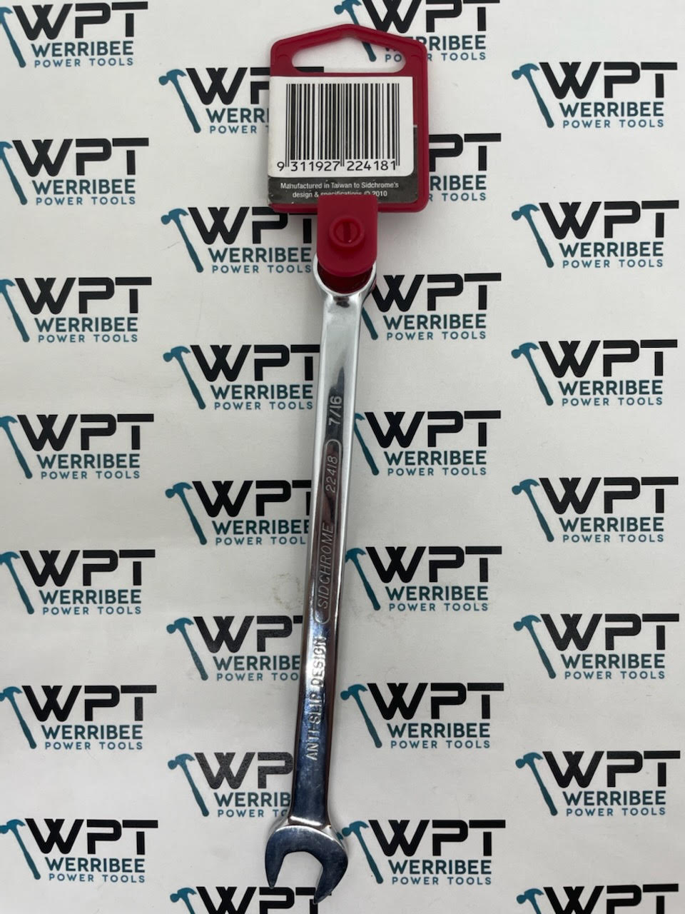 Sidchrome 7/16" Ring & Open End Imperial Spanner 22418 - Image 2