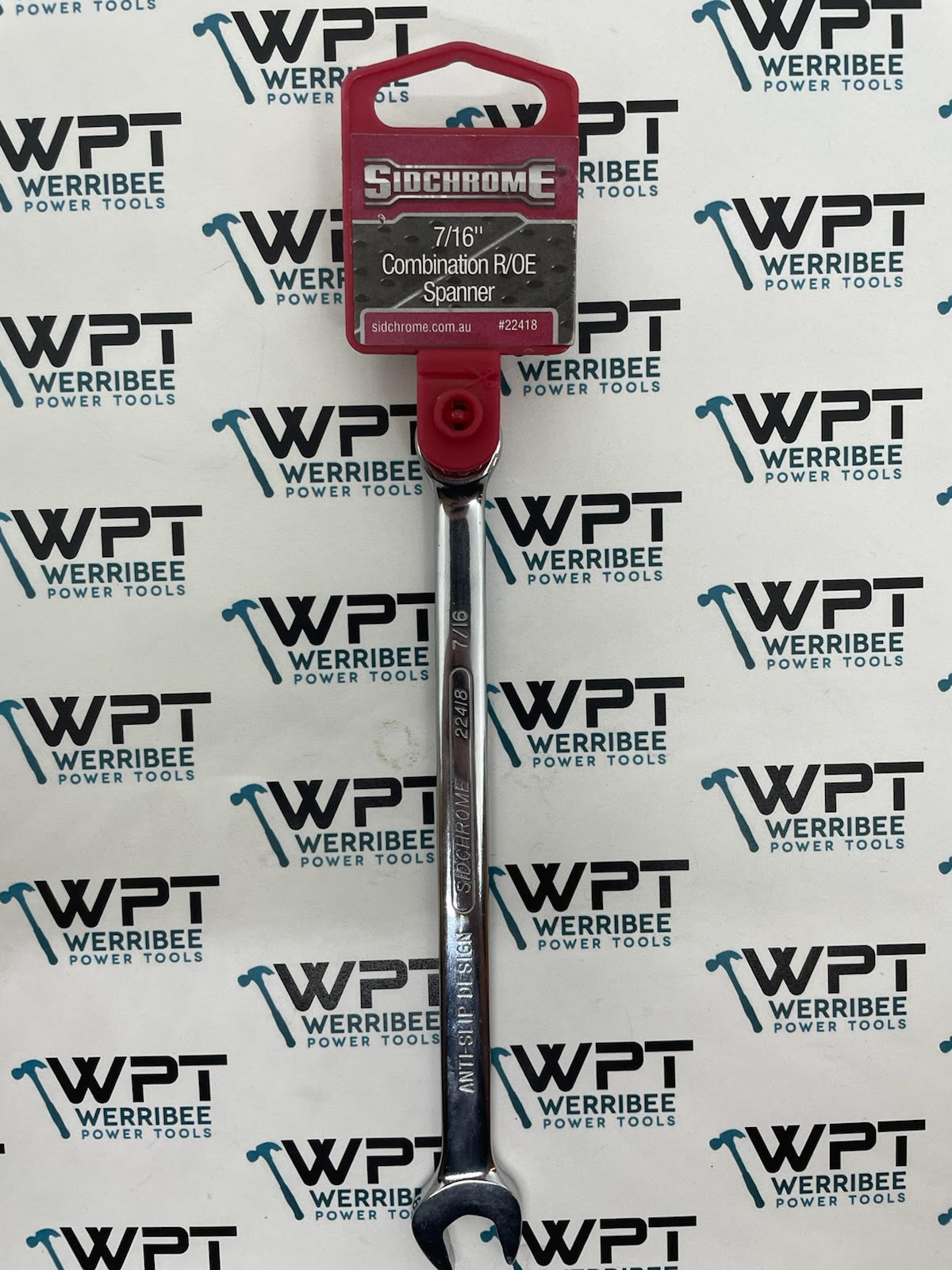 Sidchrome 7/16" Ring & Open End Imperial Spanner 22418