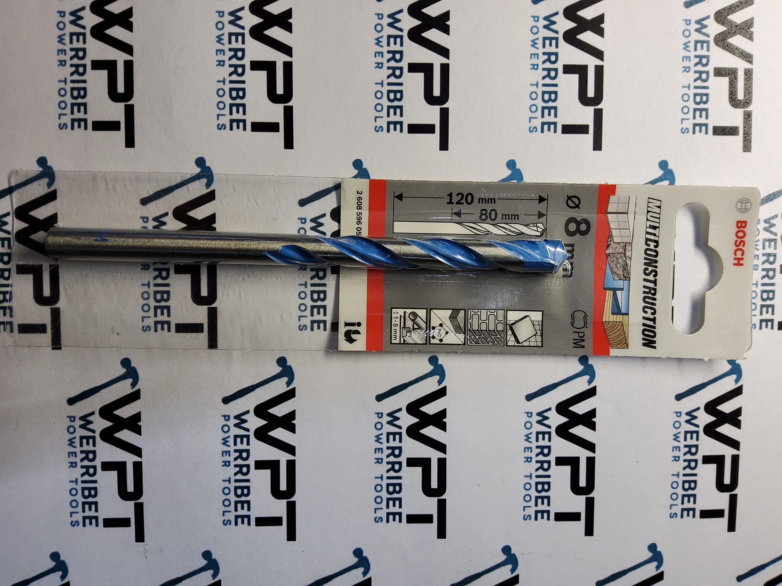 Bosch CYL-9 Multi Purpose / Masonry Drill Bit 8mm x 120mm 2608596055 - Image 3