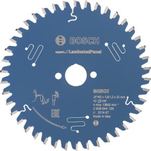 Bosch Expert Laminated Panel Saw Blade 140mm x 20mm 42T 2608644126
