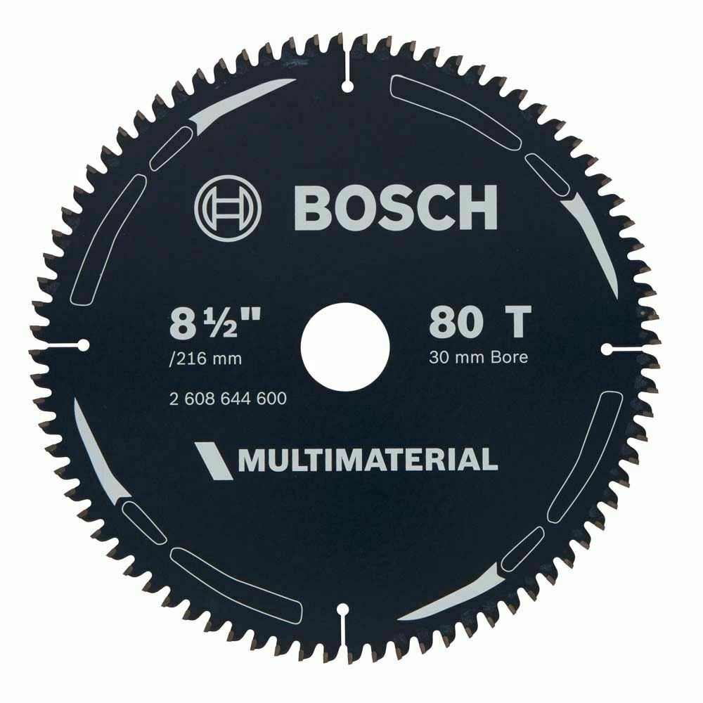 Bosch Multi-Material Circular Saw Blade 216mm / 8-1/2", 30mm bore, 80 Tooth 2608644600 - Image 3