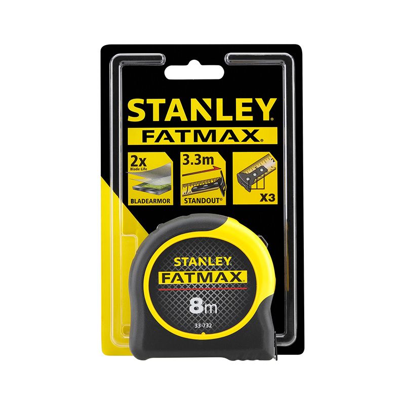 Stanley Fatmax Tape Measure 8M 33-732 - Image 2