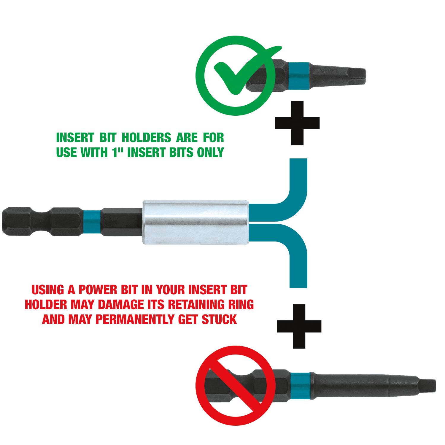 Makita Impact-X Magnetic Bit Holder 305mm 1 Piece A-96964 - Image 4