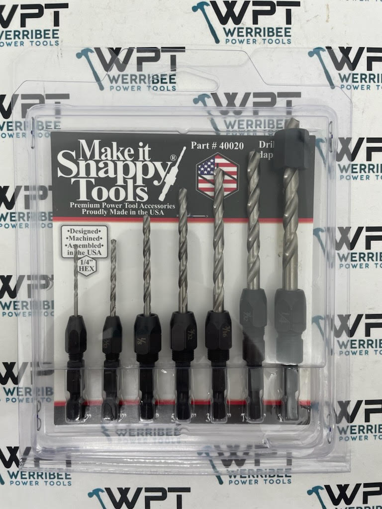 Snappy Tools 7pce 1/4" Hex Bit Adaptor Set 40020 - Image 2
