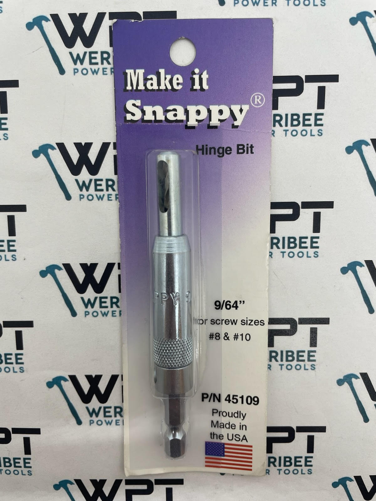 Snappy Tools 9/64″ Self-Centering Hinge Bit 45109 - Image 2