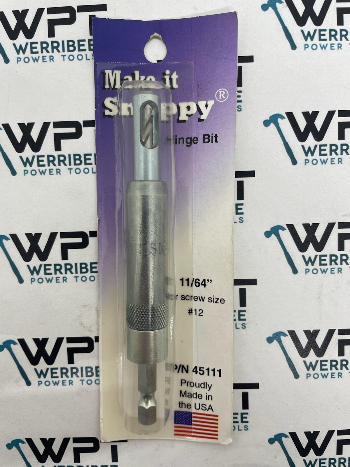 Snappy Tools 11/64″ Self-Centering Hinge Bit 45111 - Image 2