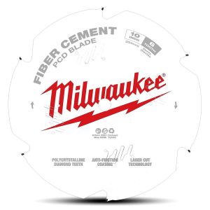 Milwaukee 254mm / 10" PCD Fibre Cement 6T Saw Blade 48-40-9010 / 48409010