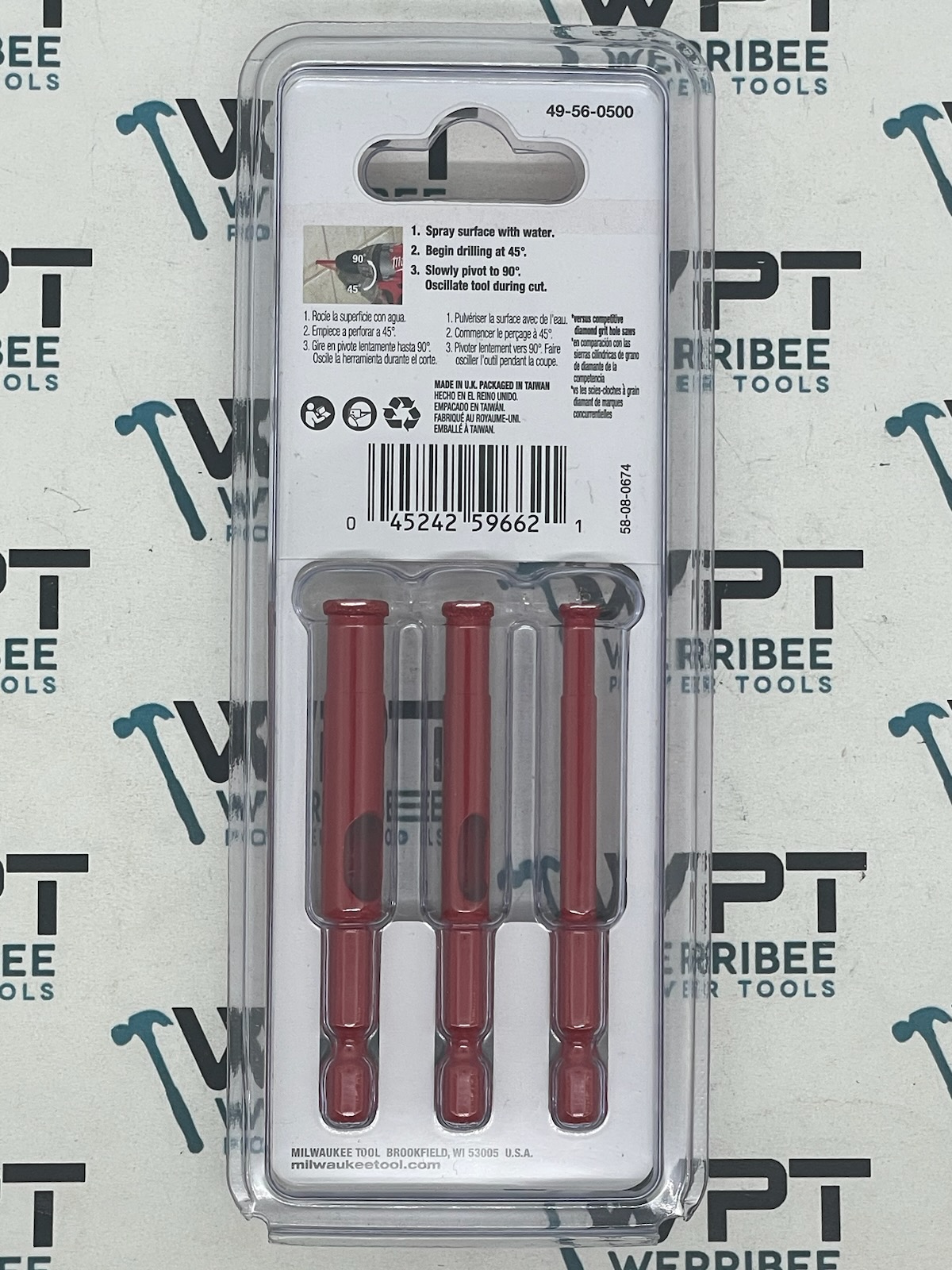 Milwaukee Diamond Max™ Diamond Grit Hole Saw 3 Pc Set 49560500 / 49-56-0500 - Image 3