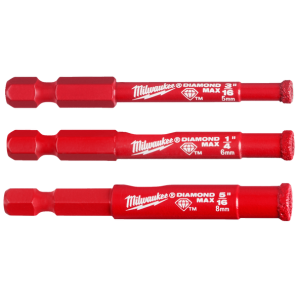 Milwaukee Diamond Max™ Diamond Grit Hole Saw 3 Pc Set 49560500 / 49-56-0500