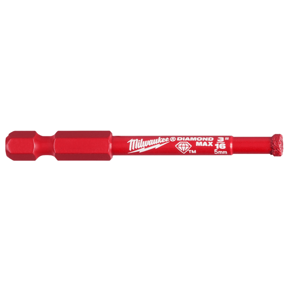 Milwaukee Diamond Max Diamond Grit Hole Saw 3/16" / 5mm 49560503 / 49-56-0503