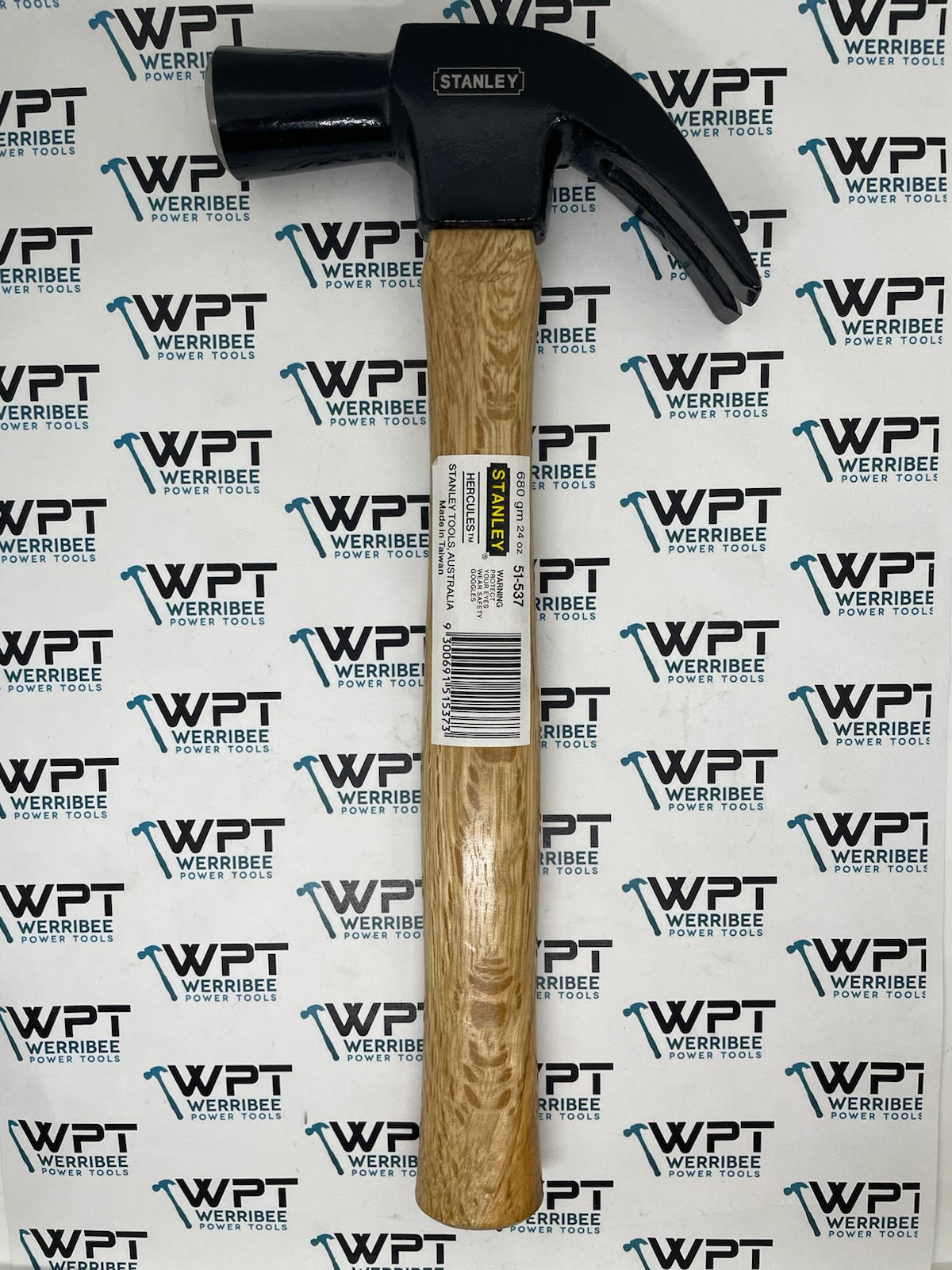 Stanley Hammer Claw Wooden Shaft 680G/24Oz 51-537 - Image 2