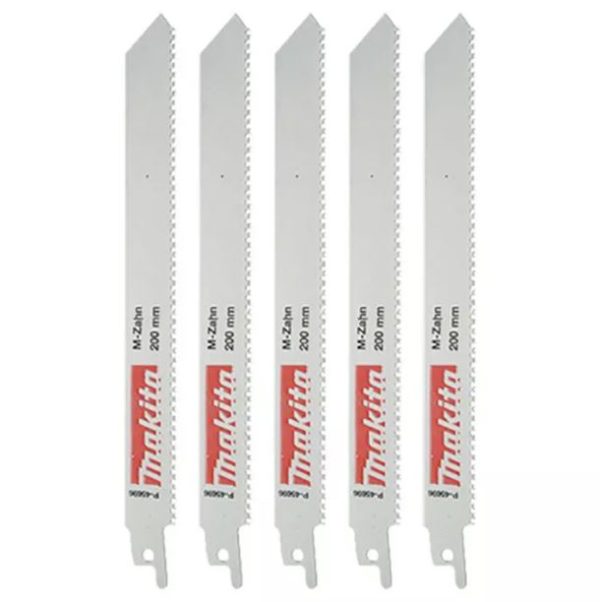 Makita Recipro Blade 200mm 8TPI M-Tooth - 5 Pack P-45696 - Image 2