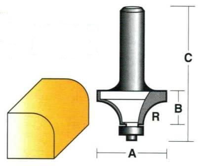 Carbitool T540B1/2 Router Bit - Werribee Power Tools (VIC) Pty Ltd