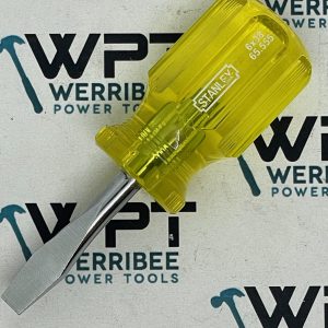 Stanley Screwdriver Acetate Handle Slotted 6 x 38mm 65-555