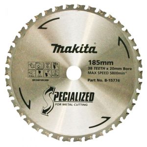 Makita B-15774 Specialized Metal Cutting Blade 185mm 38 Tooth 20mm Bore