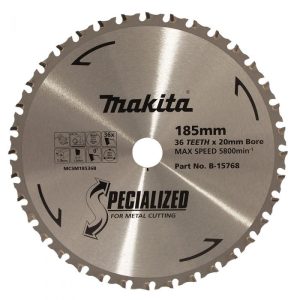 Makita B-15768 Specialized Metal Cutting Blade 185mm 36 Tooth 20mm Bore