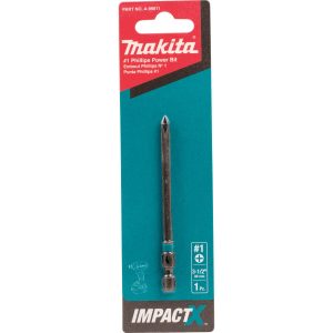 Makita Impact-X Phillips Head PH1 x 89mm Driver Bit 1 Pack A-96811