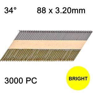 Framing Gun Nail 88 x 3.20mm 34° "D" Head 3000