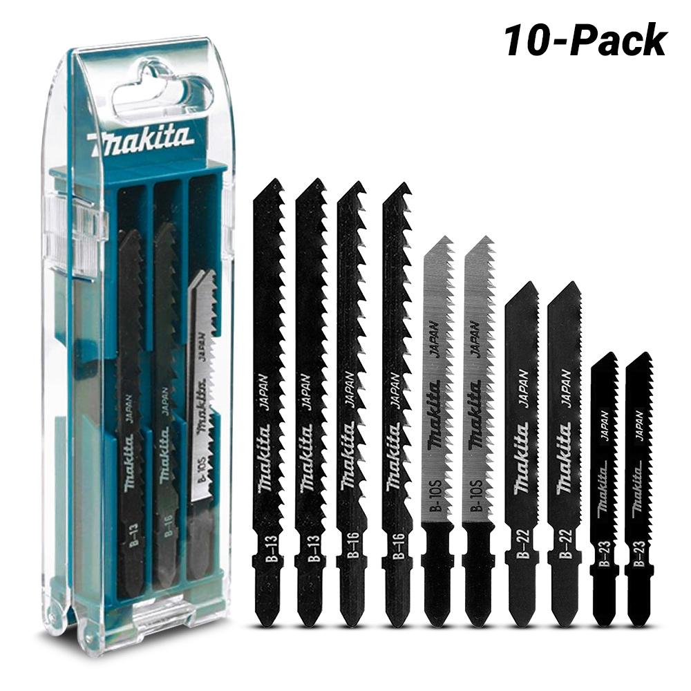 Makita 10 Piece Jigsaw Blade Combination Set B-44410 - Image 2