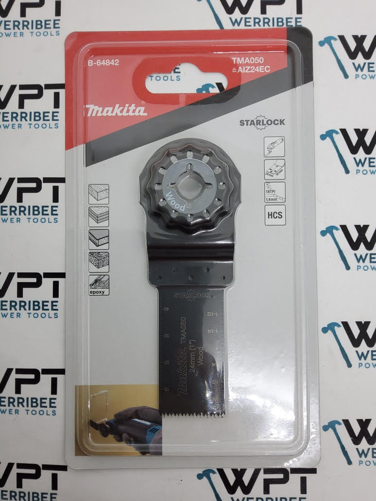 Makita Multi-tool Plunge Cut S/Blade 24mm B-64842 - Image 2