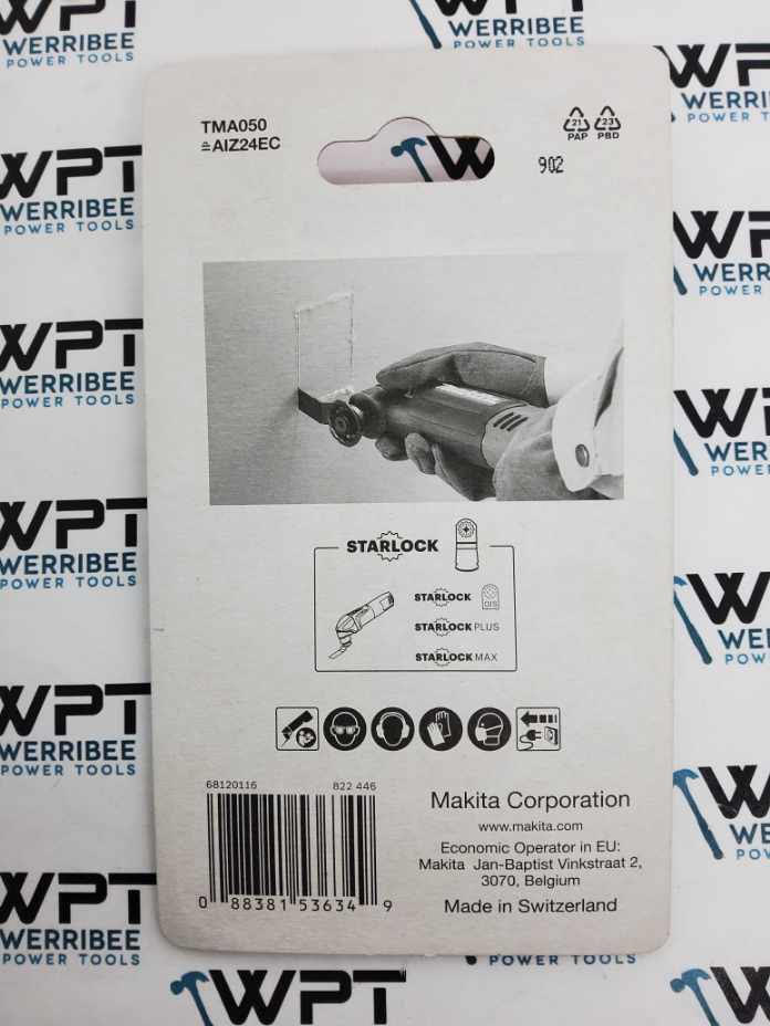 Makita Multi-tool Plunge Cut S/Blade 24mm B-64842 - Image 3