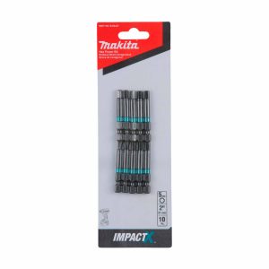 Makita Impact-X Hex Drive HEX 5mm x 50mm Driver Bit 10 Pack B-65327
