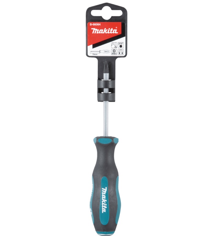 Makita PH1 x 75mm Phillips Go Through Screwdriver B-66064