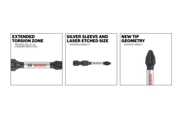 Bosch Impact Tough HEX5 x 50mm Hex Screwdriver Bit 5 Piece 2610050960 - Image 2