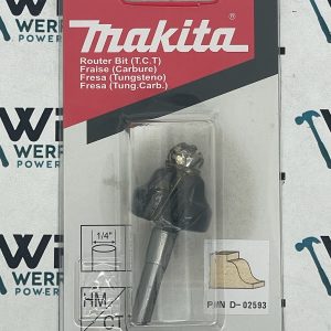 Makita Roman Ogee TCT Bit 1/4” Shaft D-02593