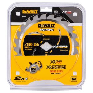 Dewalt XR Extreme Runtime Circular Saw Blade 190mm X 24T DT40270