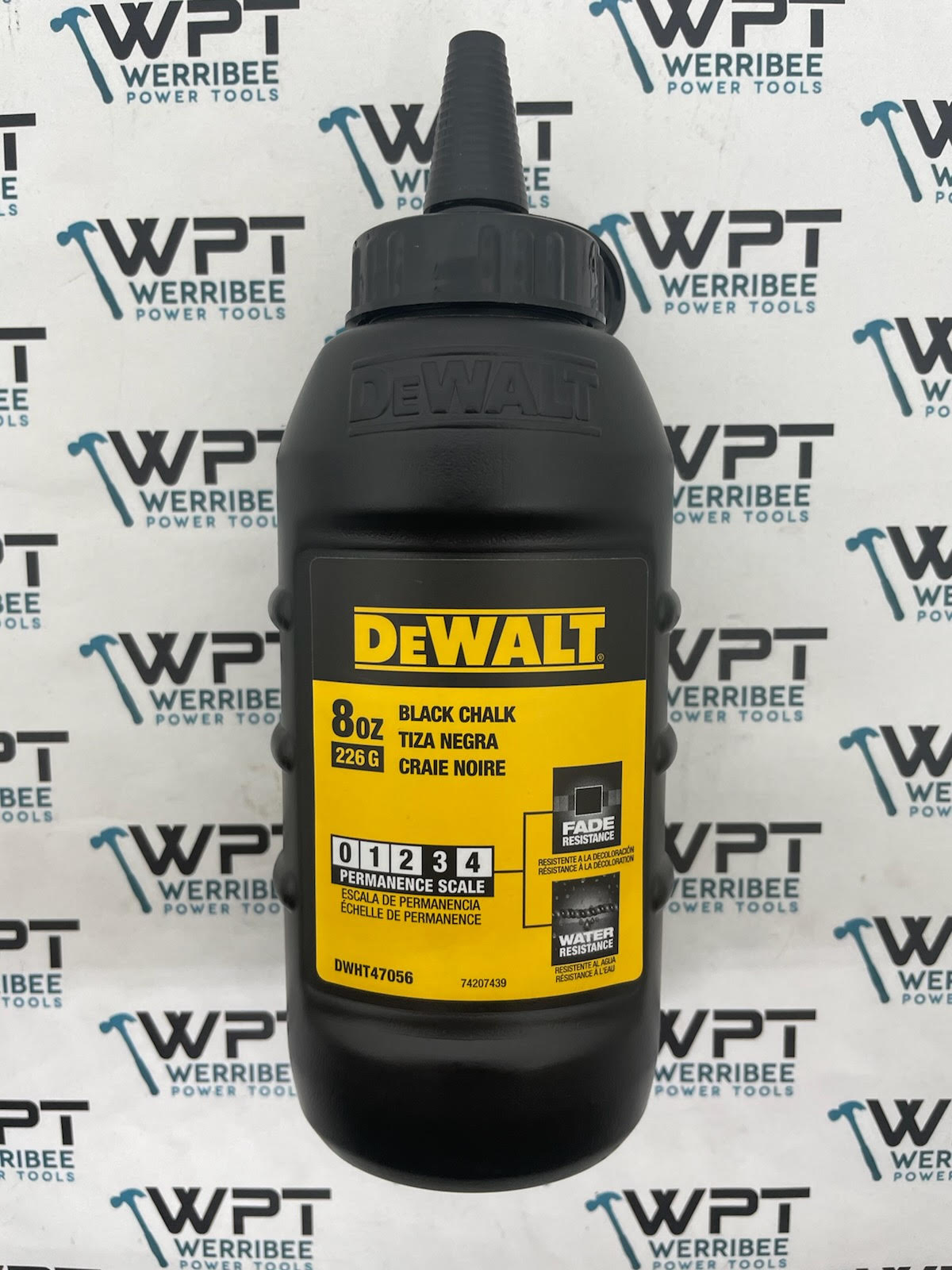 Dewalt Chalk 8oz Black DWHT47056 - Image 2