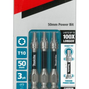Makita Impact-XPS Torx Drive T10 x 50mm Power Bit 3 Pack E-18530