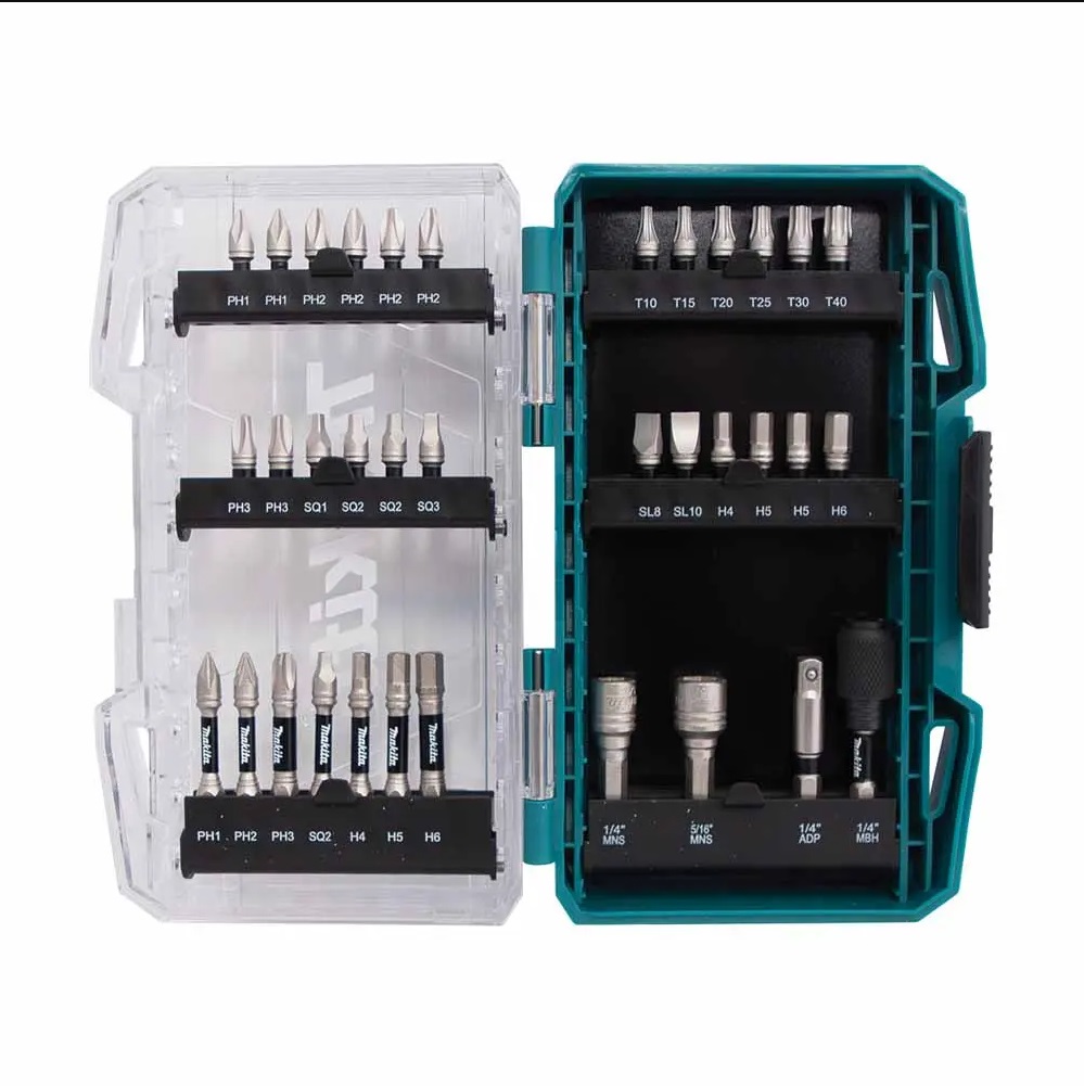 Makita Impact-XPS Screwdriver Bit Set With Chuck Bit Holder 35 Piece E-19283 - Image 2