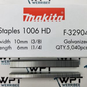 Makita Galvanised A11 / T50 Staple 10mm Crown 6mm / 1/4" Length (5040) F-32904