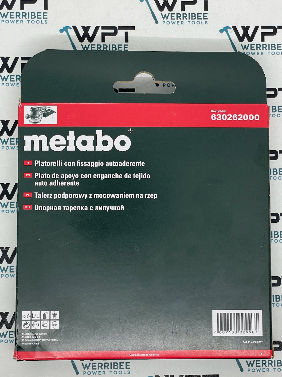 Metabo Sanding Pad 150mm "Multi-hole" Medium 630262000 - Image 3