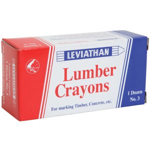 Leviathan Lumber Crayon 12 Pack White