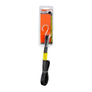 Monkey Grip 41"/104cm EPDM Flexible Flat Rubber Strap with Metal Hooks MGRS41