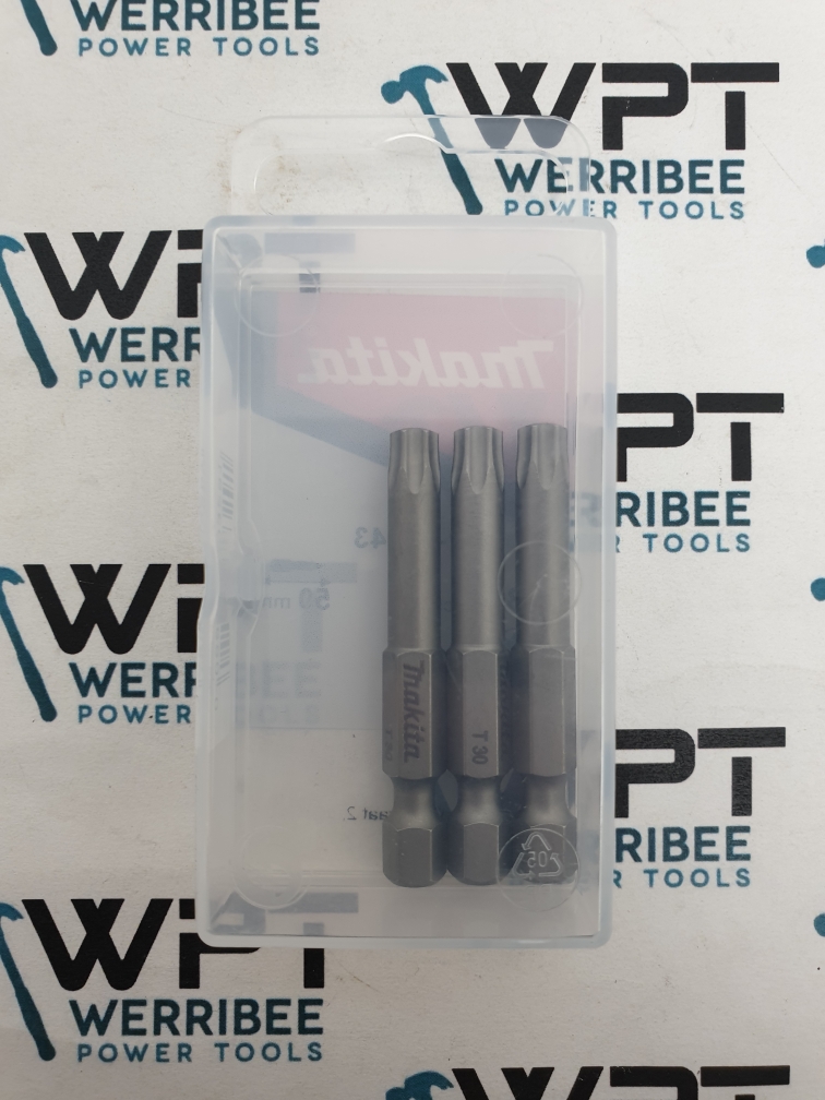 Makita Torx T30 x 50mm Screw Driver / 1/4" Drive 3 Pack P-72643 - Image 3
