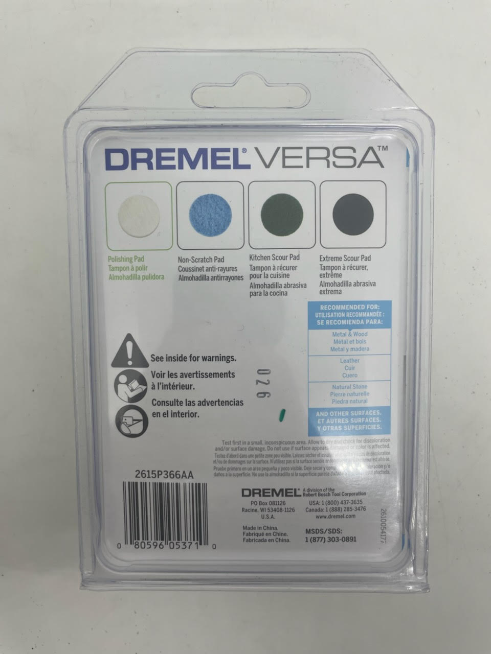 Dremel Versa Polishing Pads 3 Pack PC366-3 - Image 5