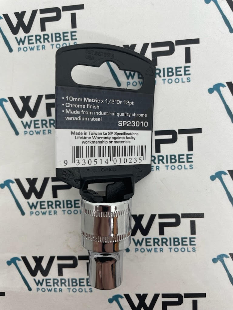 SP Tools 1/2" Square Drive 12 Point Standard Socket 10mm Metric SP23010 - Image 3