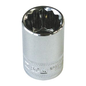 SP Tools 1/2" Square Drive 12 Point Standard Socket 15mm Metric SP23015
