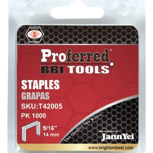 Proferred Galvanised A11 / T50 Staple 10mm Crown 14mm / 9/16" Length (1000) T42005